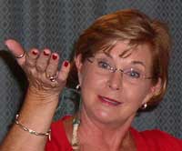 Becky says "Stand Up" at Duck Key Party